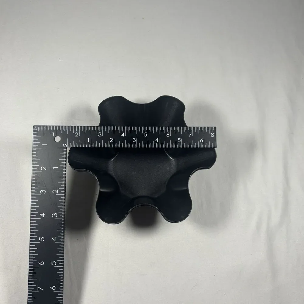 Black Star Flower Tart Mini Pie Pans Set of 3 Nonstick Baking Molds Kitchen